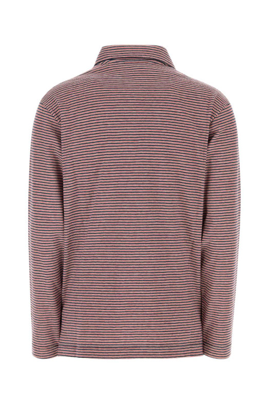 Бавовняна сорочка-поло оверсайз з вишивкою JIL SANDER (J02GL0126J20395)