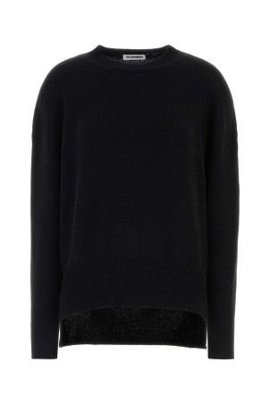 Black cashmere oversize sweater JIL SANDER (J02GP0013J13206)
