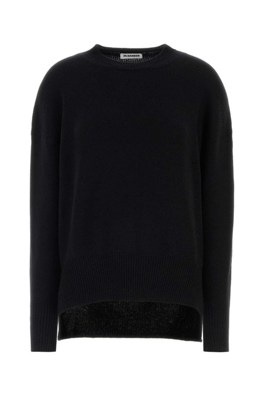 Black cashmere oversize sweater JIL SANDER (J02GP0013J13206)