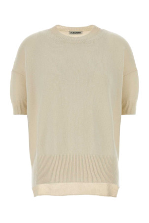 Ivory cashmere sweater Beige JIL SANDER (J02GP0014J13206)