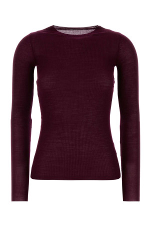 Plum wool sweater JIL SANDER (J02GP0282J14871)
