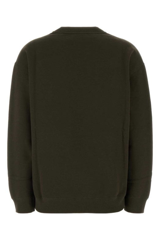 Olive green cotton sweatshirt JIL SANDER (J02GU0122J20128)