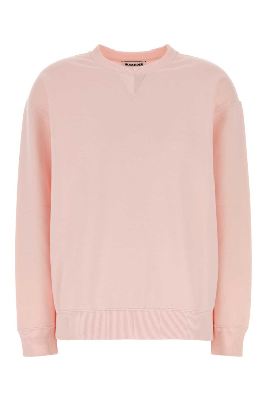 Pink cotton sweatshirt JIL SANDER (J02GU0122J20128)