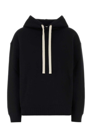 Black cotton sweatshirt JIL SANDER (J02GU0123J20128)