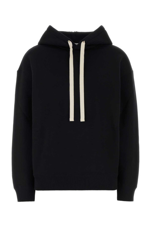 Black cotton sweatshirt JIL SANDER (J02GU0123J20128)
