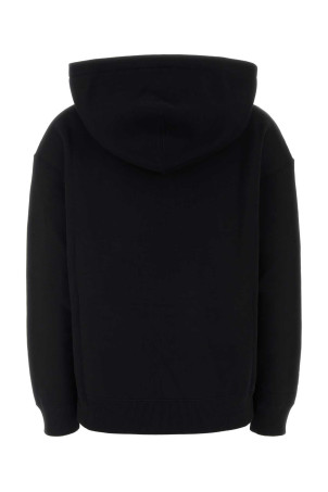 Black cotton sweatshirt JIL SANDER (J02GU0123J20128)