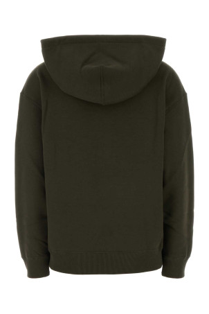 Olive green cotton sweatshirt JIL SANDER (J02GU0123J20128)