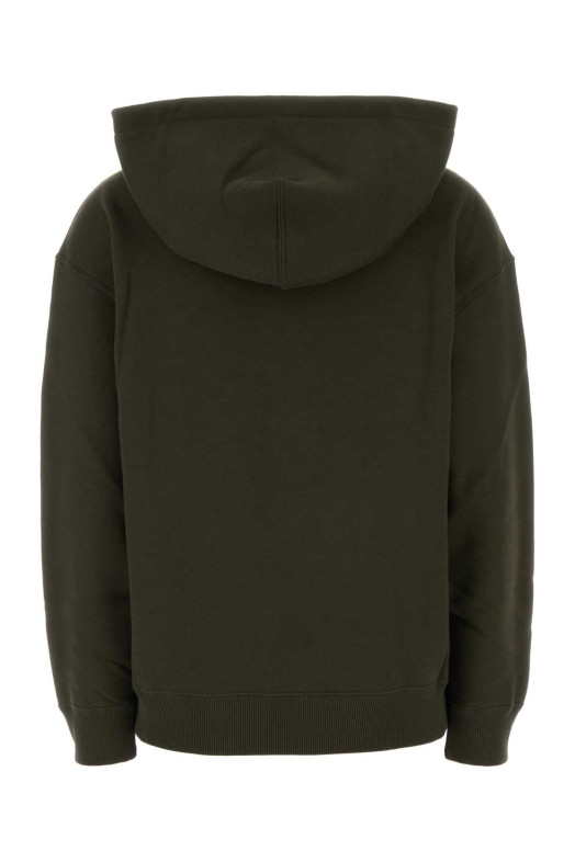 Olive green cotton sweatshirt JIL SANDER (J02GU0123J20128)