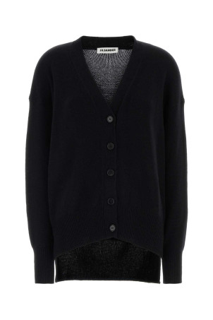 Black cashmere oversize cardigan JIL SANDER (J02HP0009J13206)