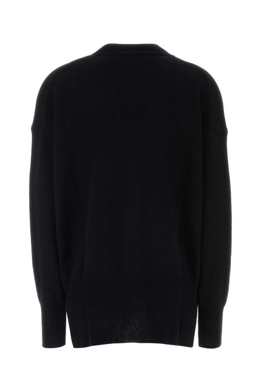 Black cashmere oversize cardigan JIL SANDER (J02HP0009J13206)