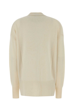 Ivory cashmere oversize cardigan Beige JIL SANDER (J02HP0009J13206)