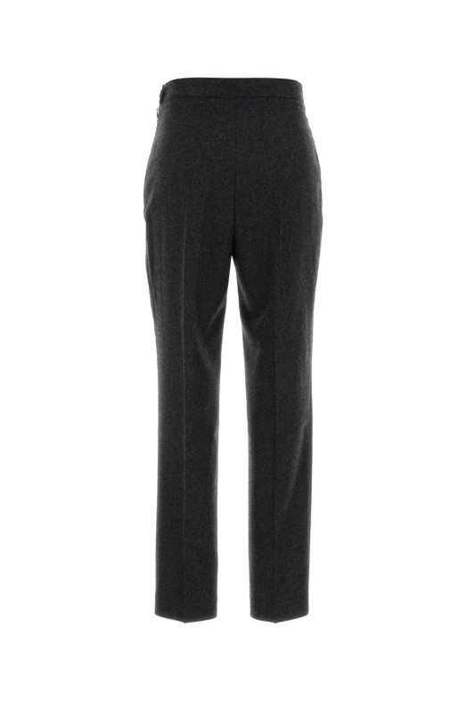 Dark grey wool pant Black JIL SANDER (J02KA0392J40333)
