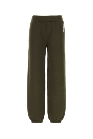 Olive green cotton joggers JIL SANDER (J02KA0424J20128)