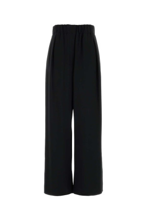 Black crepe wide-leg pant JIL SANDER (J02KA0433J76017)