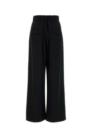Black crepe wide-leg pant JIL SANDER (J02KA0433J76017)