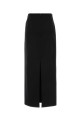 Black stretch wool blend skirt JIL SANDER (J02MA0417J40325)