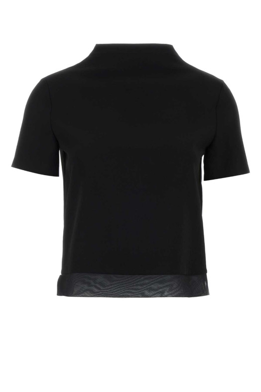 Black wool top JIL SANDER (J02NC0314J40356)