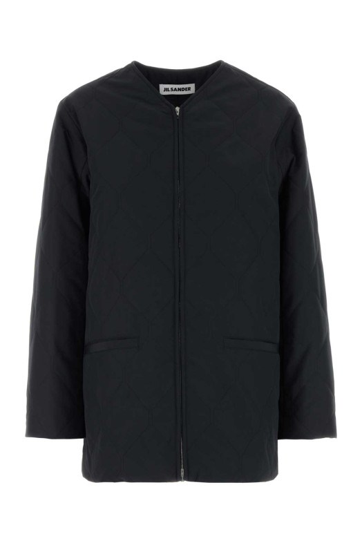 Black polyester jacket JIL SANDER (J02SW0083J74453)