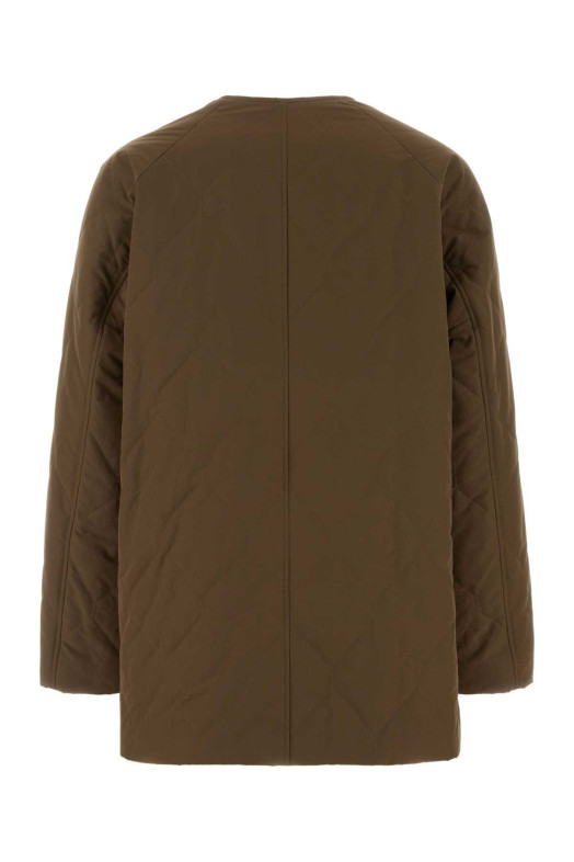 Brown polyester jacket JIL SANDER (J02SW0083J74453)
