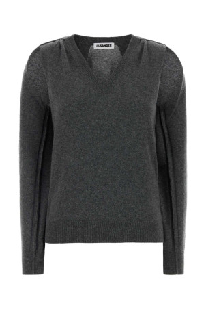 Dark grey cashmere sweater JIL SANDER (J03GP0208J13291)