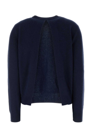 Navy blue cashmere swearer JIL SANDER (J03GP0209J13291)
