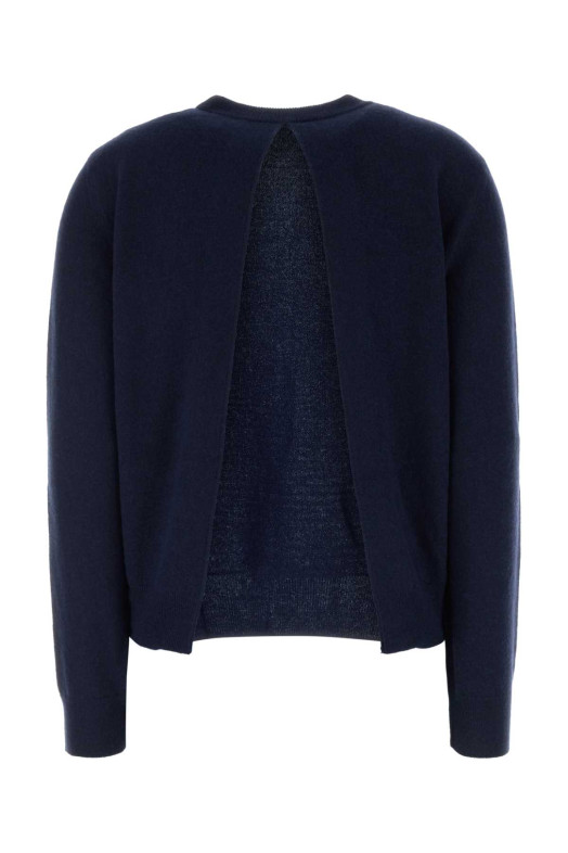Navy blue cashmere swearer JIL SANDER (J03GP0209J13291)