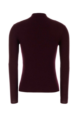 Burgundy wool blend sweater JIL SANDER (J03GP0213J14885)