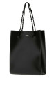 Black leather Tangle shopping bag JIL SANDER (J07WC0040P4841)