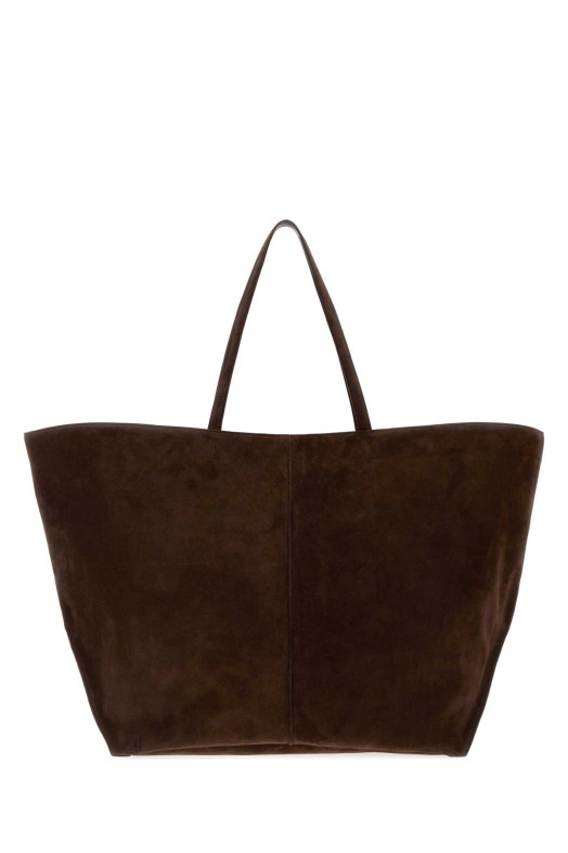 Brown suede Linea XL shopping bag JIL SANDER (J07WC0043P9316)