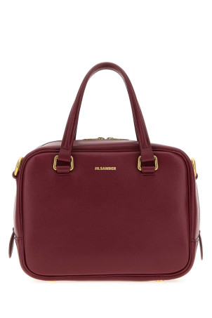 Burgundy leather small Vision handbag JIL SANDER (J07WD0117P9079)