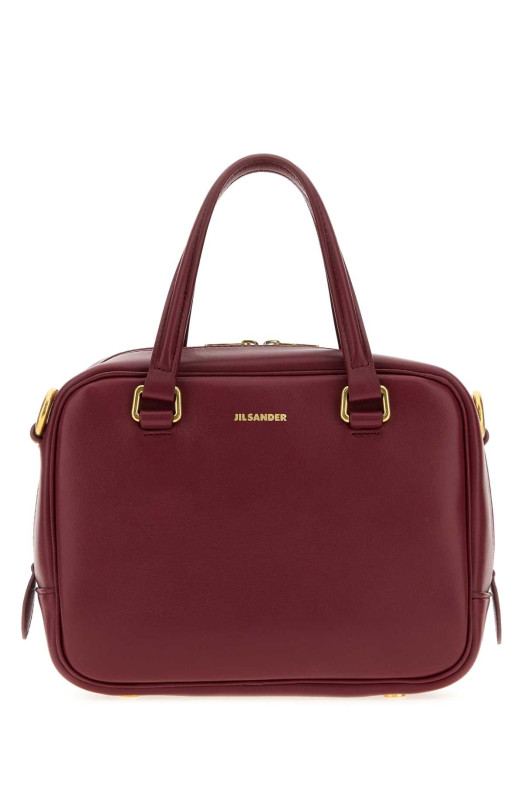 Burgundy leather small Vision handbag JIL SANDER (J07WD0117P9079)