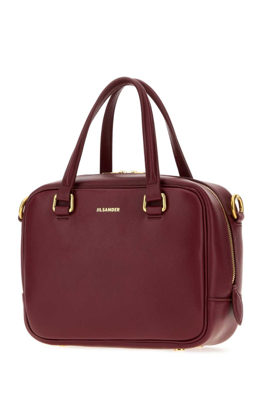 Burgundy leather small Vision handbag JIL SANDER (J07WD0117P9079)