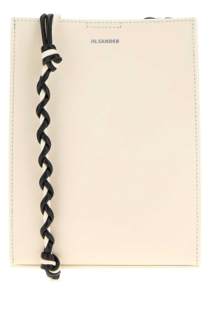 Ivory leather small Tangle shoulder bag JIL SANDER (J07WG0001P9319)