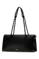 Black leather Tangle Tent shoulder bag JIL SANDER (J07ZH0076P4841)