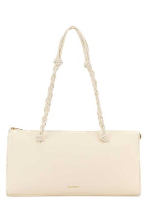 Ivory leather Tangle Tent shoulder bag JIL SANDER (J07ZH0076P4841)