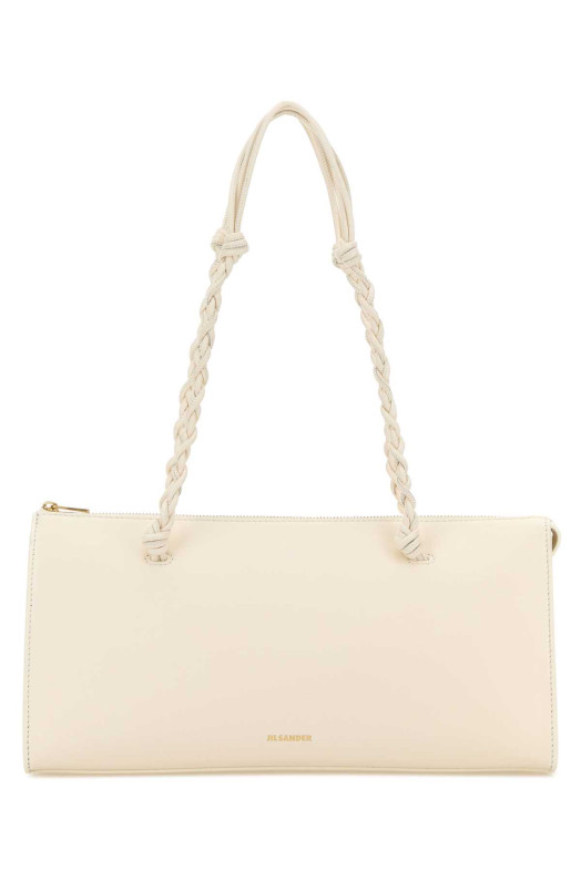 Ivory leather Tangle Tent shoulder bag JIL SANDER (J07ZH0076P4841)