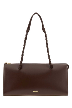 Chocolate leather Tangle Tent shoulder bag JIL SANDER (J07ZH0076P4841)
