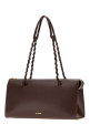 Chocolate leather Tangle Tent shoulder bag JIL SANDER (J07ZH0076P4841)