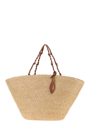 Raffia large Tangle bucket bag JIL SANDER (J08WC0012P9078)