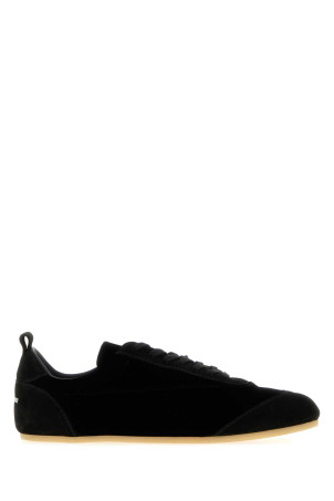 Black velvet and suede Etage sneakers JIL SANDER (J15WS0047P7821)