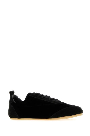 Black velvet and suede Etage sneakers JIL SANDER (J15WS0047P7821)