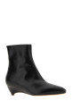 Black leather Arc ankle boots JIL SANDER (J15WU0115P7689)