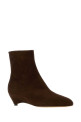 Brown suede ankle boots JIL SANDER (J15WU0115P7836)
