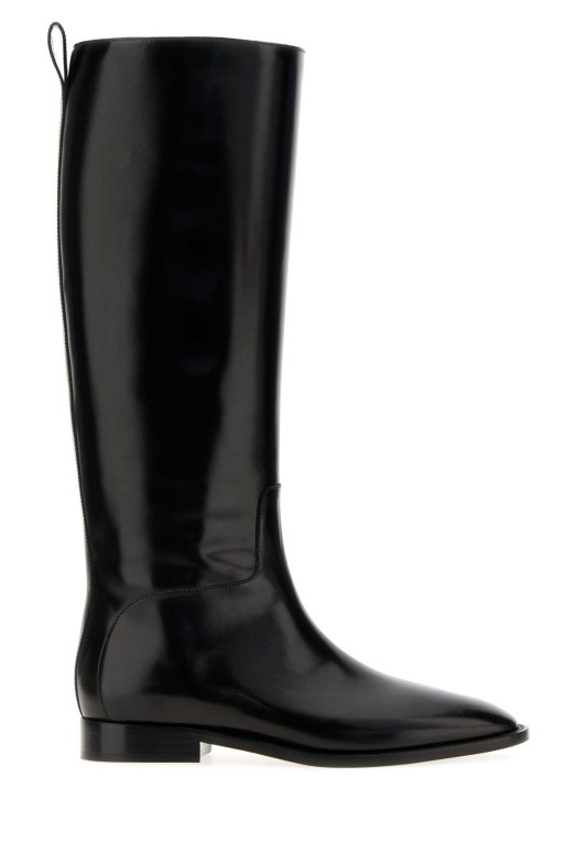 Black leather Lune boots JIL SANDER (J15WW0074P7449)