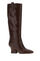 Chocolate leather Lune boots JIL SANDER (J15WW0075P7689)