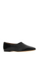 Black leather ballerinas JIL SANDER (J15WZ0050P7689)