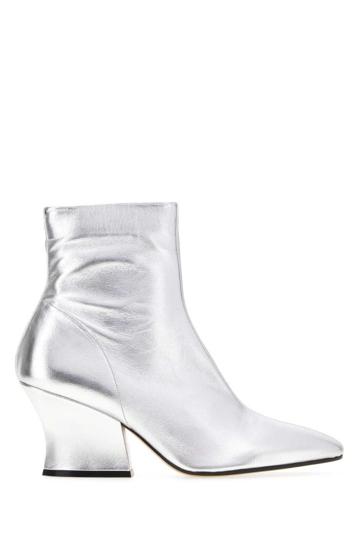 Silver leather Lune ankle boots JIL SANDER (J16WU0073P4565)