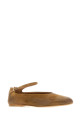 Camel suede Elyss ballerinas JIL SANDER (J16WZ0029P7685)