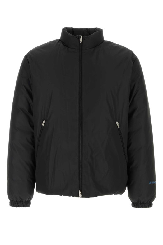 Black polyester down jacket JIL SANDER (J22AF0119J70207)