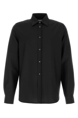 Black wool blend shirt JIL SANDER (J22DL0387J41444)